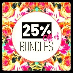 Bundle today and save 25%!